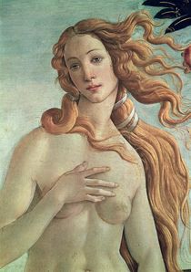 Venus, detail from The Birth of Venus by Sandro Botticelli
