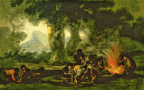 Clandestine Bullet Production by Francisco Jose de Goya y Lucientes