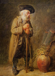 The Old Beggar by French School