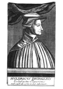 Huldrych Zwingli by French School