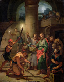 The Deliverance of St. Paul and St. Barnabas von Claude-Guy Halle