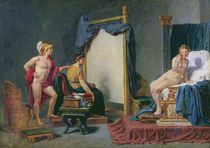 Apelles Painting Campaspe in the Presence of Alexander the Great von Jacques Louis David