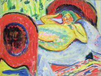 Reclining Nude by Ernst Ludwig Kirchner