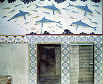 The Dolphin Frescoes in the Queen's Bathroom by Minoan