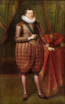 James VI of Scotland and I of England von Paul van Somer