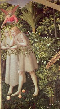 Adam and Eve Expelled from Paradise von Fra Angelico