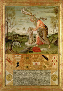 The Sacrifice of Isaac, 1485 von Bernardino Fungai