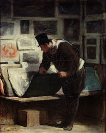 The Collector of Engravings von Honore Daumier