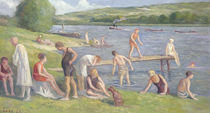 Bathers on the Banks of the Seine by Maximilien Luce