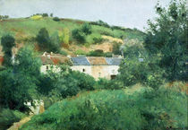 The Path in the Village, 1875 von Camille Pissarro
