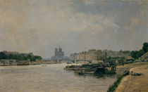 The Seine from the Quai de la Rapee by Stanislas Victor Edouard Lepine