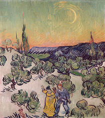 Moonlit Landscape, 1889 by Vincent Van Gogh