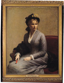 Charlotte Dubourg 1882 by Ignace Henri Jean Fantin-Latour