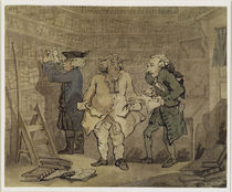 The Author and his Publisher by Thomas Rowlandson