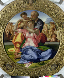 Holy Family with St. John 1504-05 von Michelangelo Buonarroti
