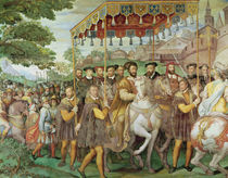 The Solemn Entrance of Emperor Charles V von Taddeo & Federico Zuccaro
