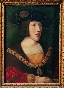 Portrait of Charles V , at the age of about sixteen von Bernard van Orley