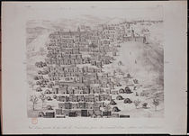 View of part of the town of Timbuktu from a hill by Rene Caillie