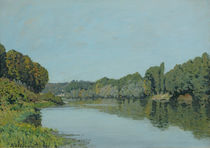 The Seine at Bougival, 1873 by Alfred Sisley