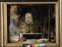 Inquisition Scene by Francois-Marius Granet