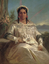 Queen Pomare IV of Tahiti by Charles Giraud