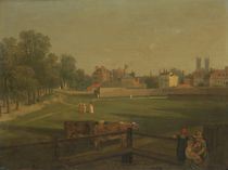 A Western View of Part of Westminster and Bird Cage Walk by George Arnald