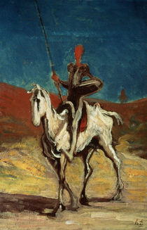Don Quixote, c.1865-1870 by Honore Daumier
