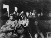 The Third Class Carriage, c.1862-64 by Honore Daumier