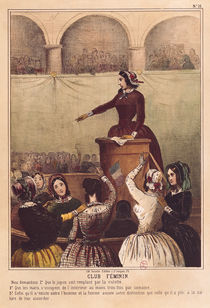 Women's Club, c.1848 von French School
