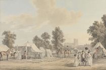 An encampment in St. James's Park von Paul Sandby
