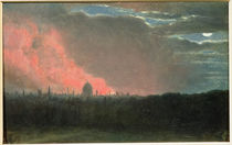 Fire in London seen from Hampstead by John Constable