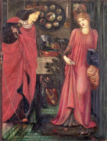 Fair Rosamund and Queen Eleanor von Edward Coley Burne-Jones