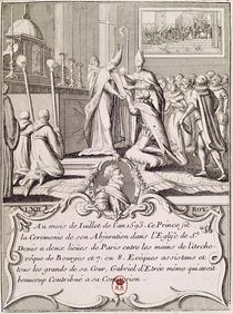 The Abjuration of Henri IV at St. Denis by French School