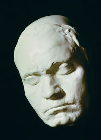 Mask of Beethoven , taken from life at the age of 42 von Franz Klein