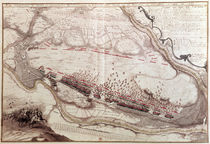 Plan of the Order of the Battle of Coutras on 8th October 1587 von French School