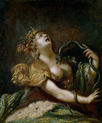 Cleopatra Committing Suicide by Claude Vignon