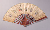 Fan depicting characters involved in the Affaire du Collier by French School