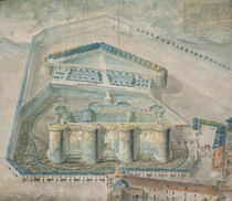 View of the Bastille by Pierre Francois Palloy