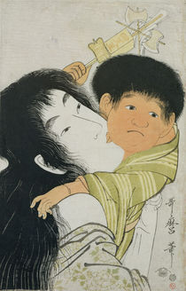 Yama-Uba and Kintoki von Kitagawa Utamaro
