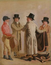 Frank Buckle, John Wastel, Robert Robson and a Stable Lad by Benjamin Marshall
