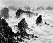The Rocks of Belle-Ile, 1886 by Claude Monet