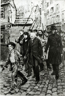 Gavroche Leading a Demonstration by Pierre Georges Jeanniot