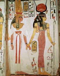 Isis and Nefertari, from the Tomb of Nefertari by Egyptian 19th Dynasty