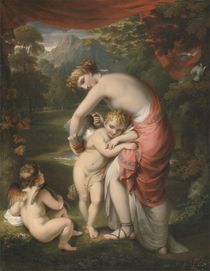 Venus and Cupid, 1809 von Henry Howard