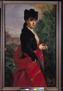 Portrait of a Spanish Woman by Heinrich Wilhelm Schlesinger