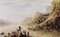 Jacques Cartier Discovering the St. Lawrence River in 1535 by Jean Antoine Theodore Gudin