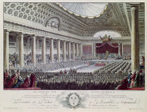 Opening of the Estates General at Versailles von Isidore Stanislas Helman