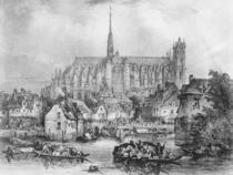 View of the Cathedral of Notre Dame by Eugene Balan