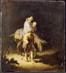 The Flight into Egypt by Gerrit or Gerard Dou