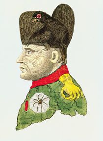 Caricature of Napoleon Bonaparte von English School